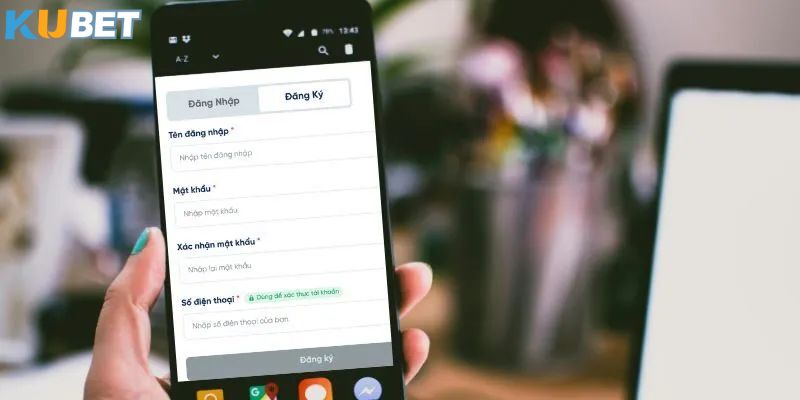 Tiến hành truy cập vào đường link chính thức của trang chủ KUBET